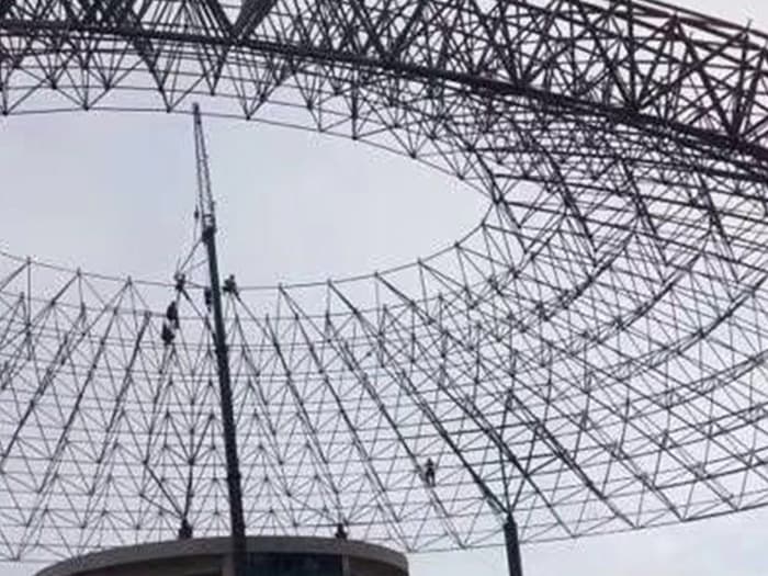 临夏篮球馆球形网架厂家价格