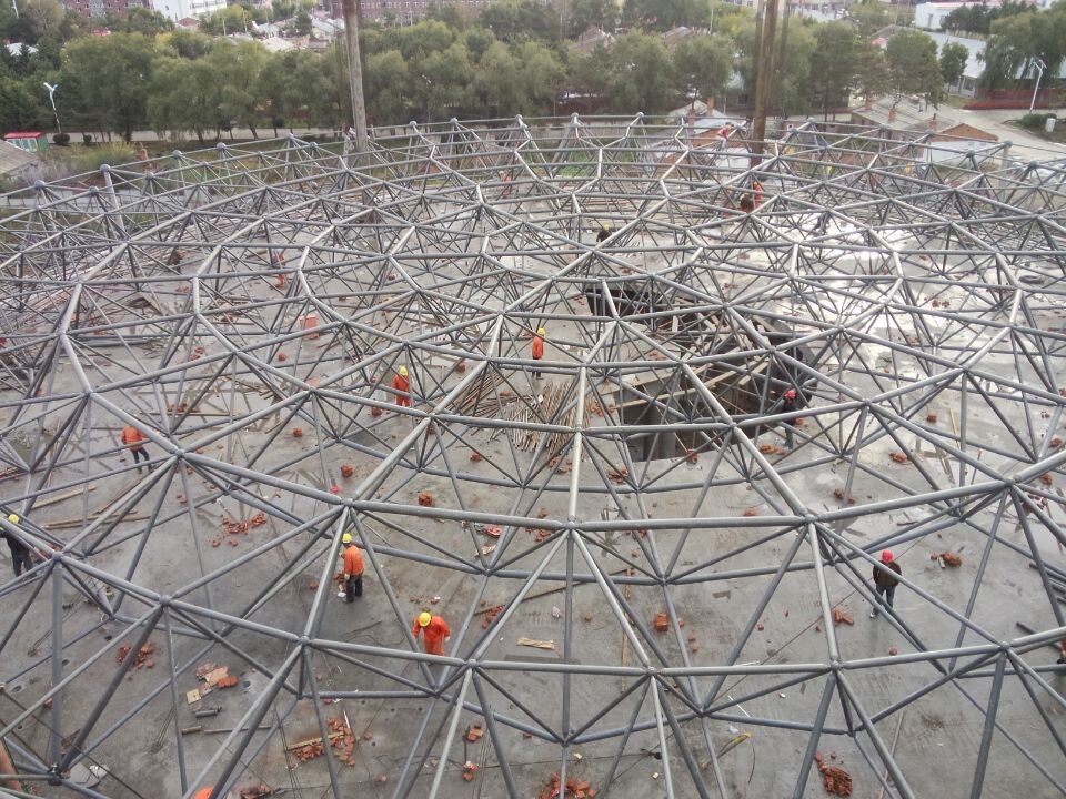 临夏全民健身中心网架